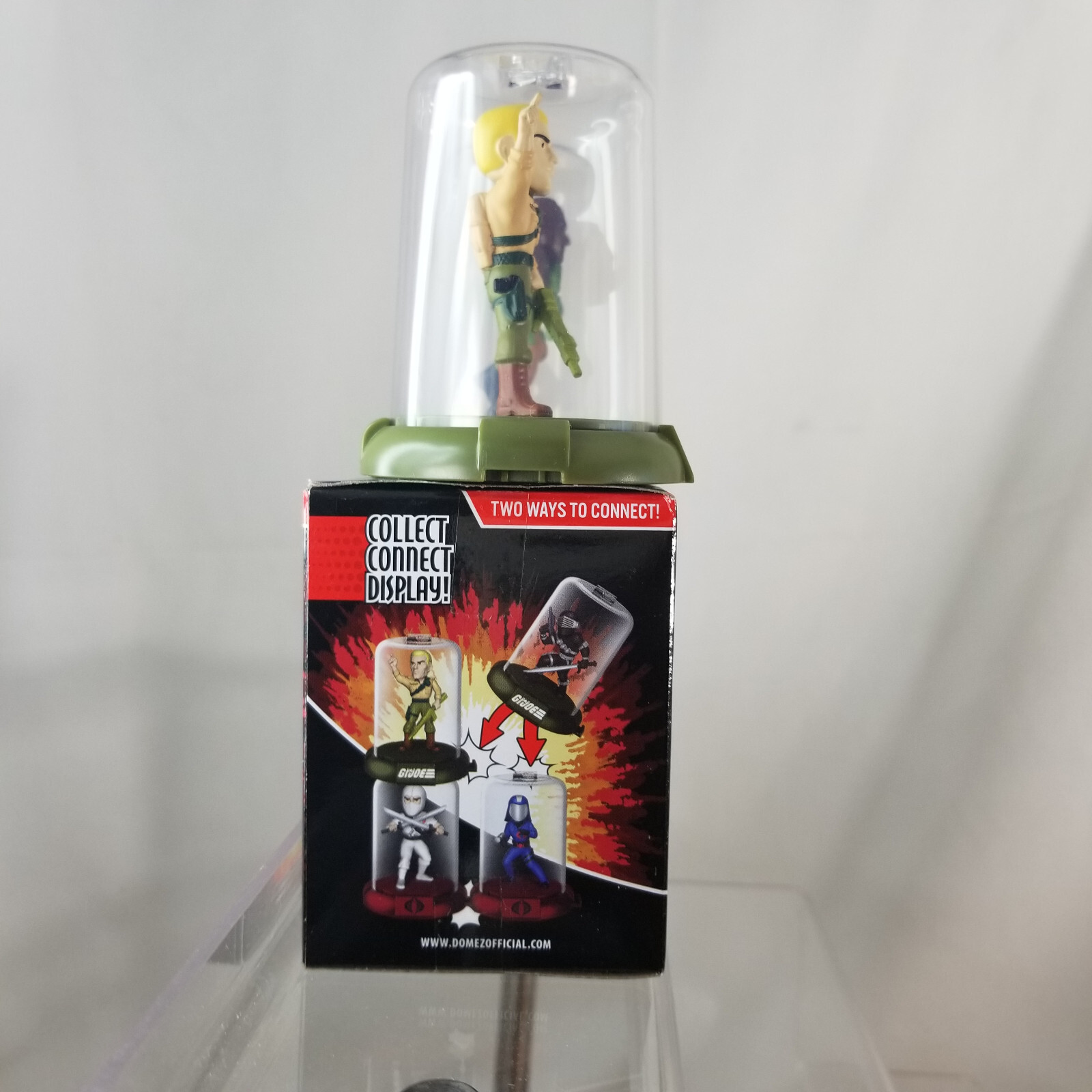 2 GI JOE Domez Mini Figures in Capsules DUKE & ROADBLOCK NEW