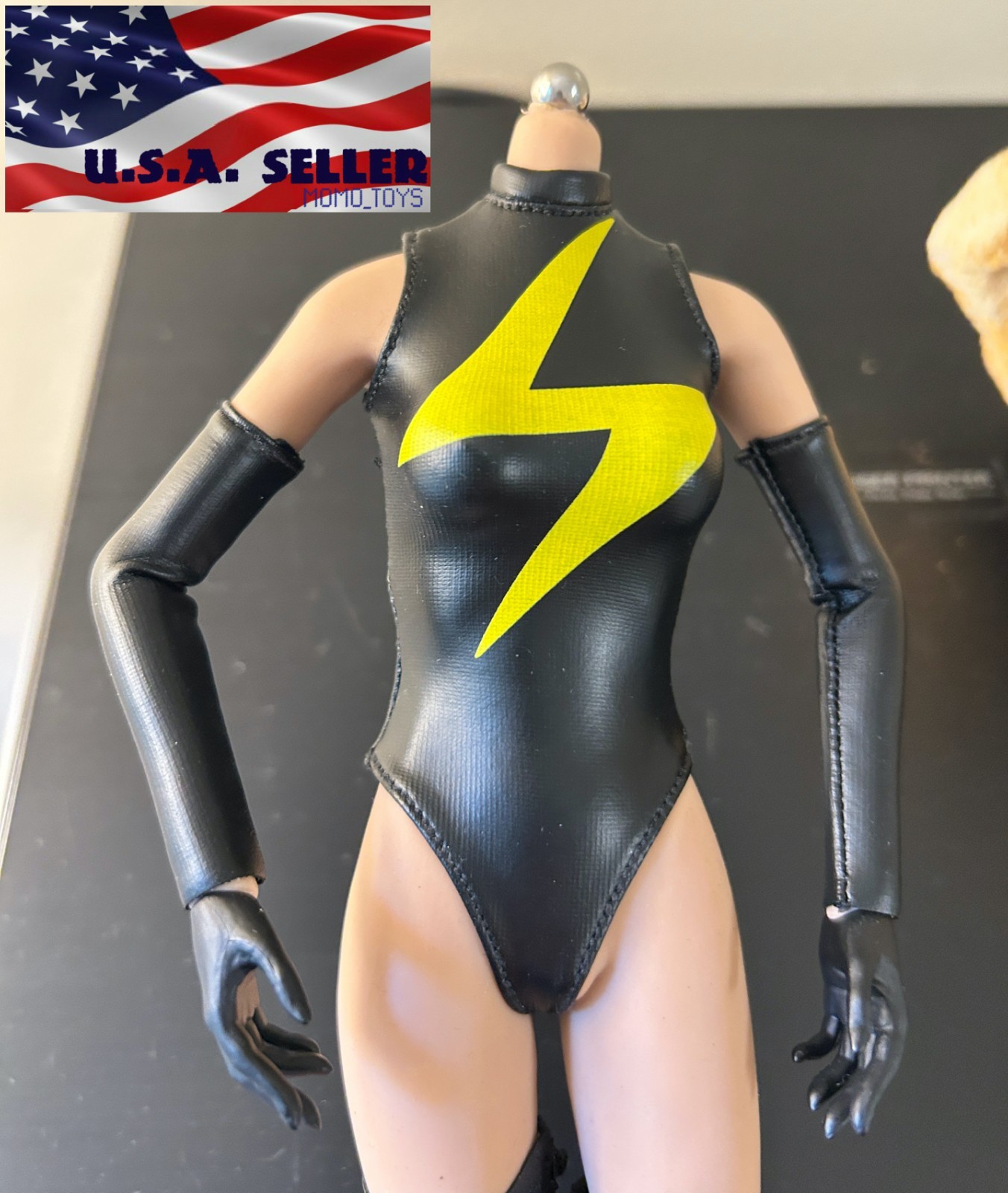 1/6 Leather Bodysuit Sleeves Hands For 12&Prime; Hot Toys PHICEN Worldbox Figure ❶USA❶