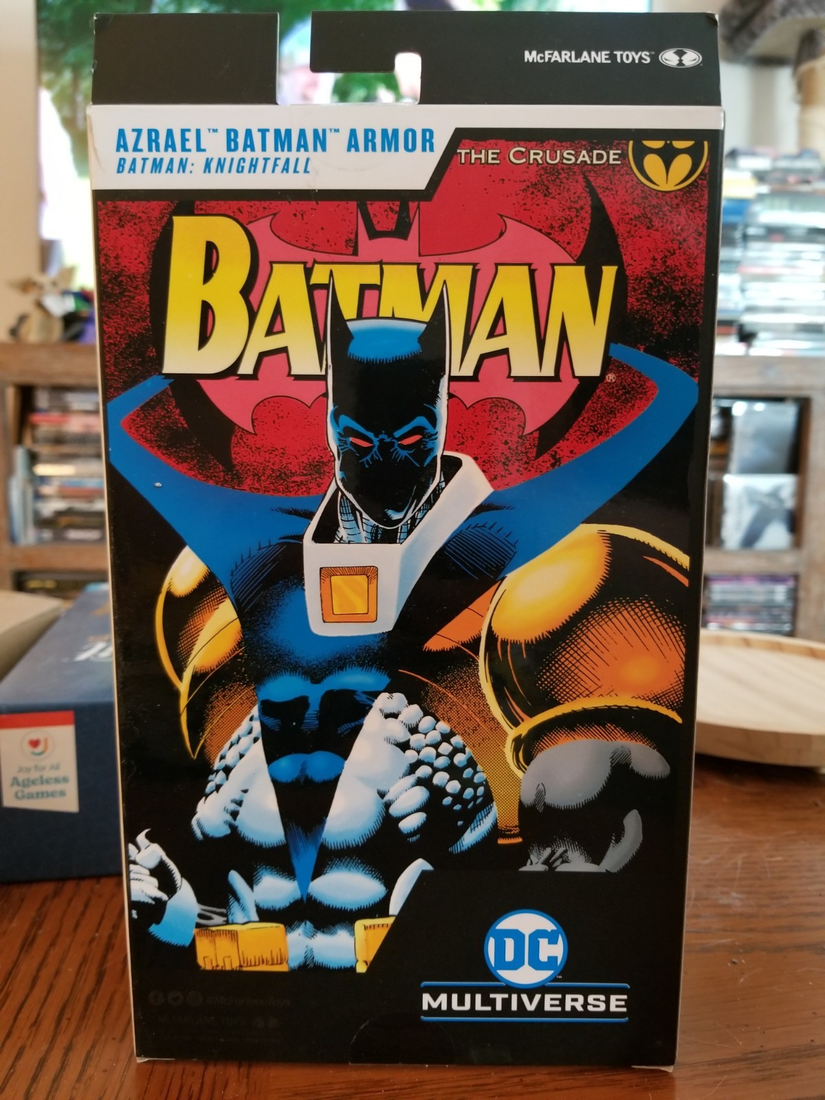 McFarlane DC Multiverse Batman Azrael Armor Knightfall Blue Gold Label Figure