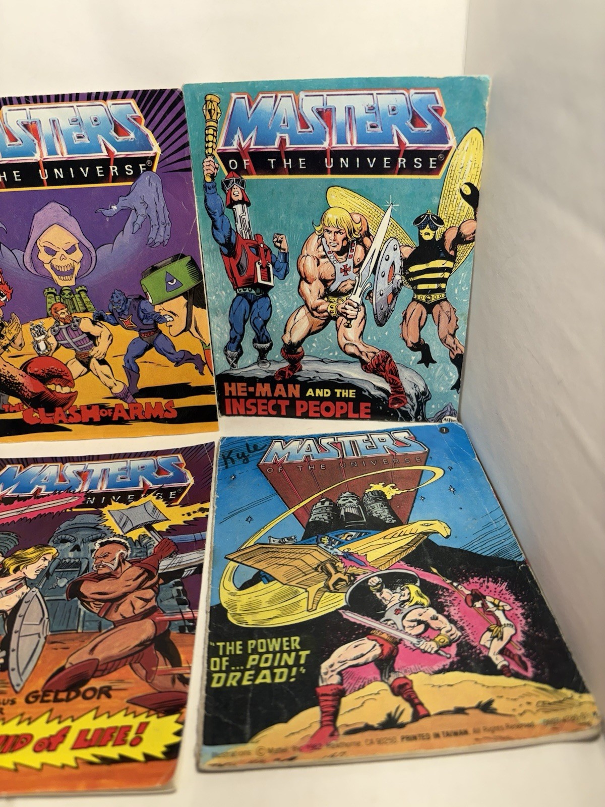 Vintage Action Figure Mini Comic Book Lot Of 6 MOTU Masters of the Universe