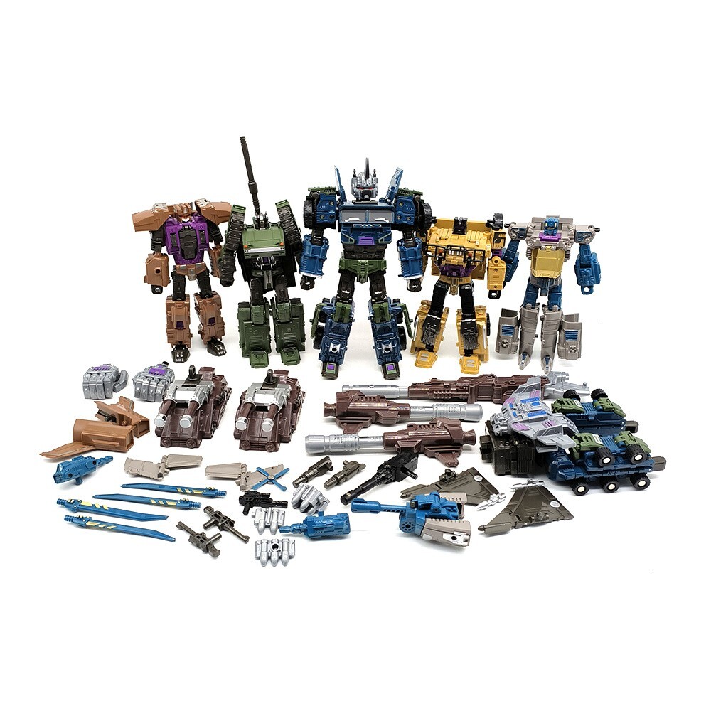 Transforming Toy 5in1 Combination Robot 18.5in Oversized Action Figure Toy Model