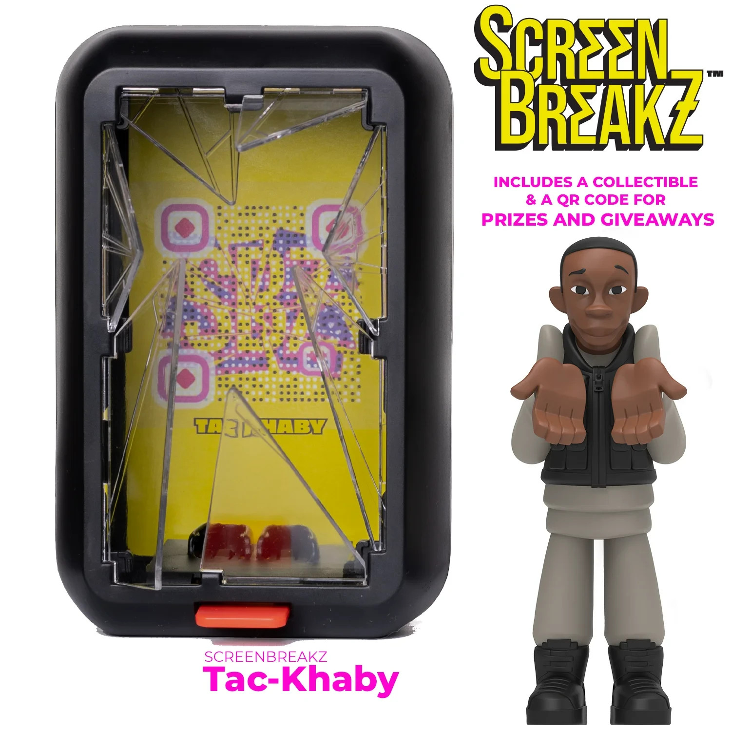 ScreenBreakZ Khaby Lame Collectible Figures, Tactical Khaby, Rare Edition