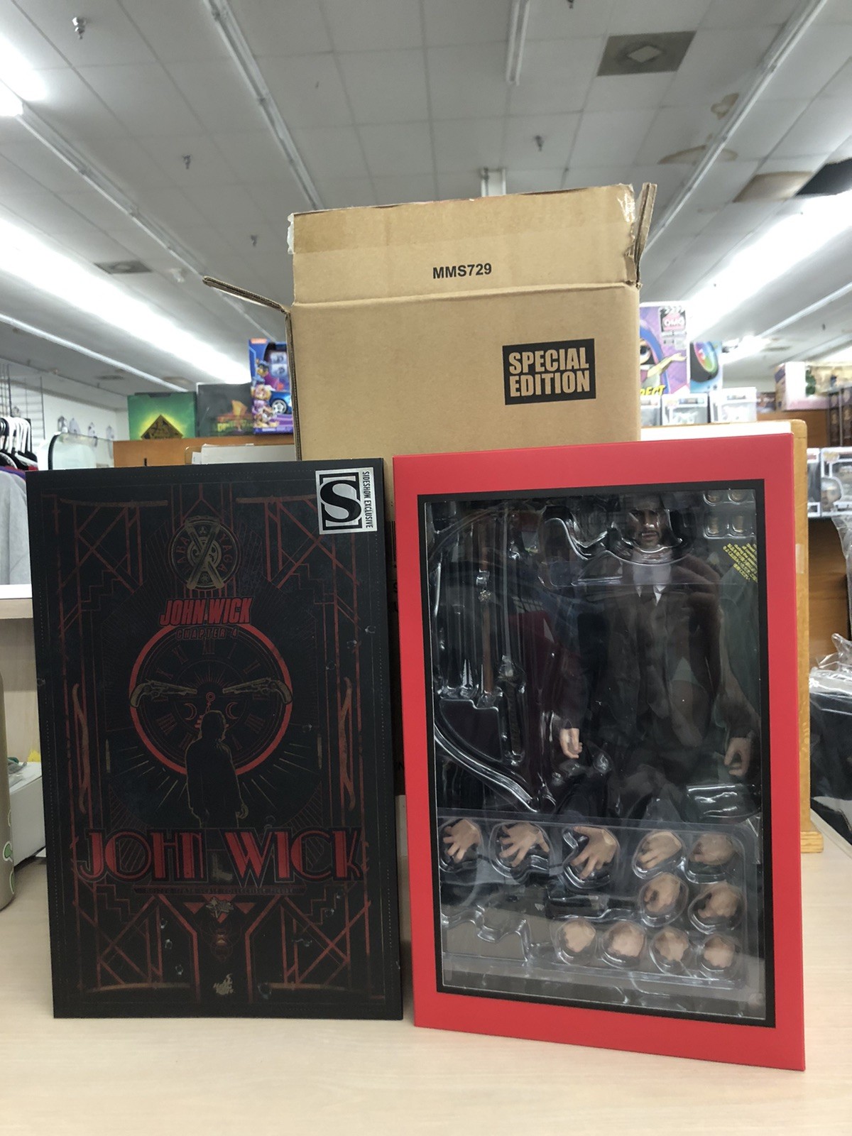 Hot Toys MMS729 John Wick 4 Special Edition 1/6 Scale Figure – Preowned