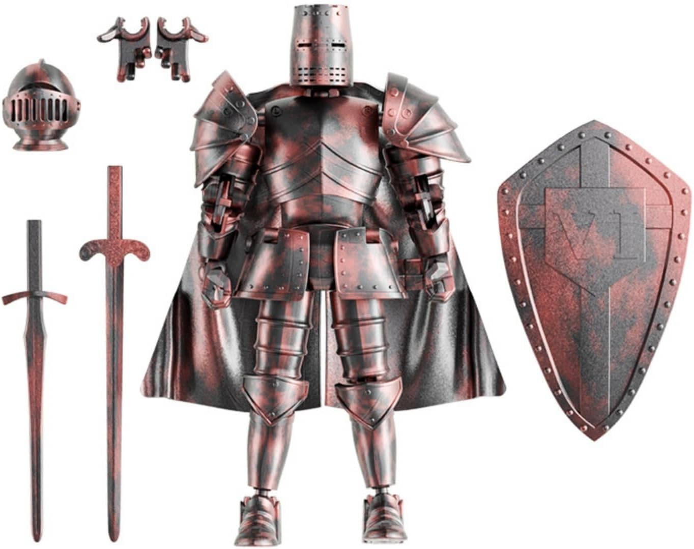 Collectible 6.5 » Medieval Knight Action Figure with Sword & Shield Accessories