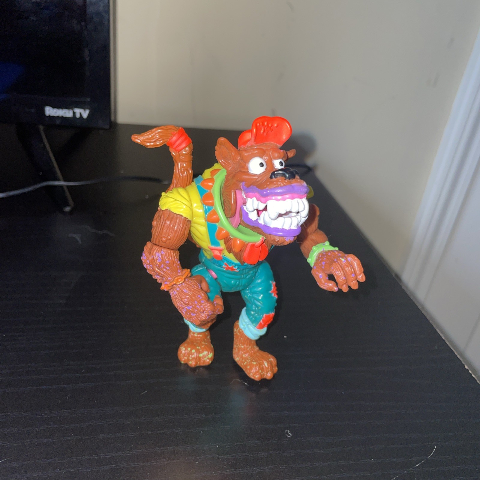 Vintage Playmates Toxic Crusaders 1991 Junkyard Dog Action Figure Free Ship!
