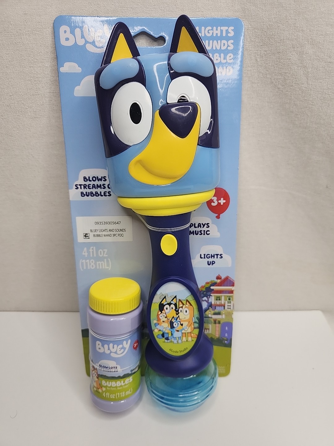 Bluey Lights & Sounds Bubble Wand