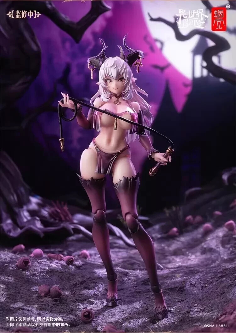 Snail Shell RPG-01 1/12 Saccubus Lustia PVC Figure Anime Game Model in box 6&Prime; H