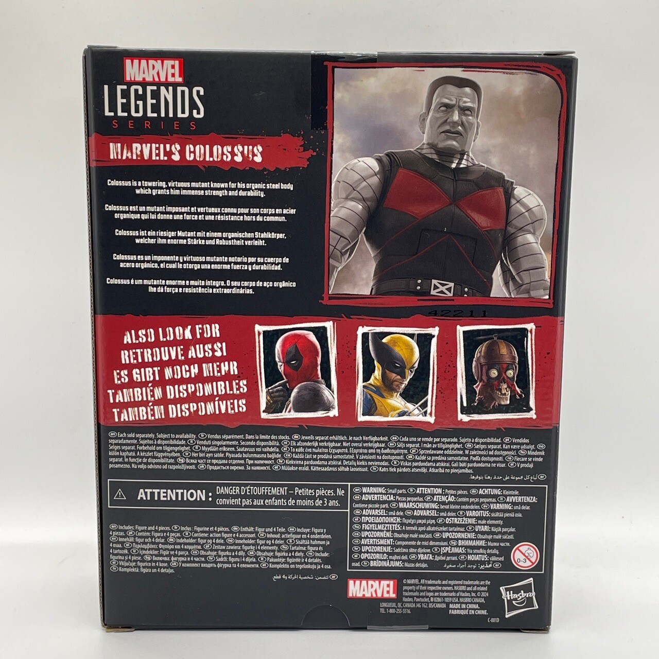 Hasbro Marvel Legends Colossus Deadpool Legacy Series