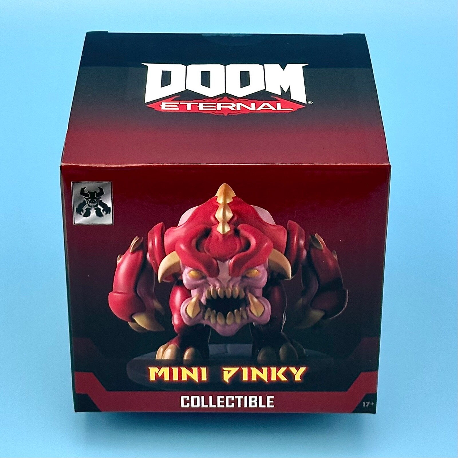 Doom Eternal Mini Pinky Figure + Sticker Collectible Polyresin Figurine Statue