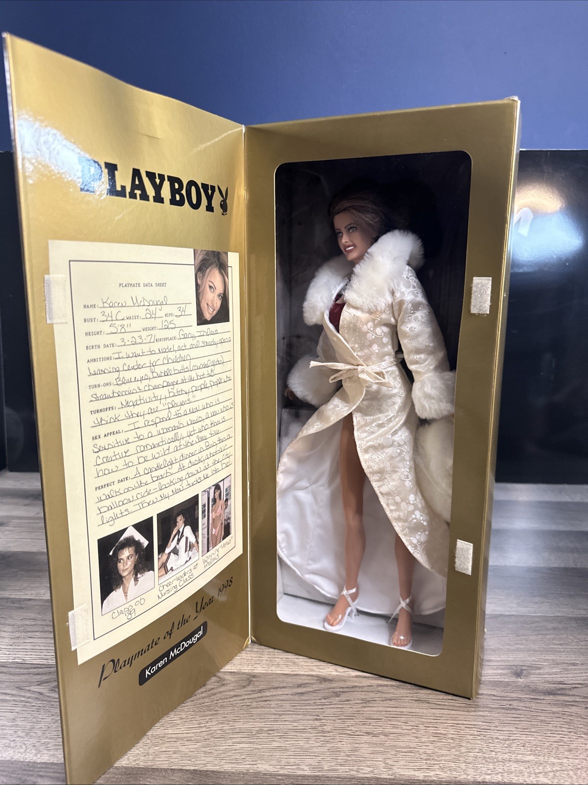 Playboy Limited Edition Collectible Karen McDougal 16&Prime; Collectible Doll NEW