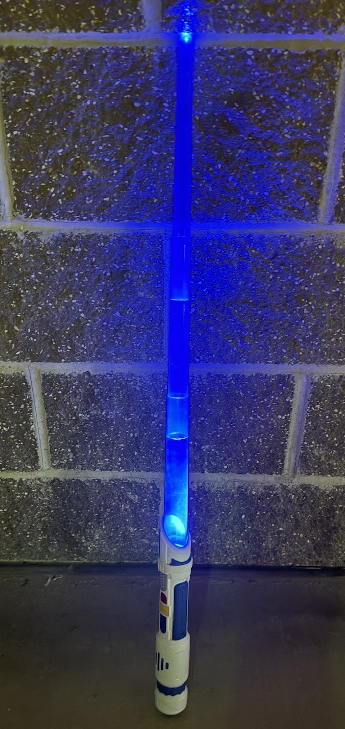 Star Wars Lightsaber Blade Builders Blast-Tech blue Light & Sounds