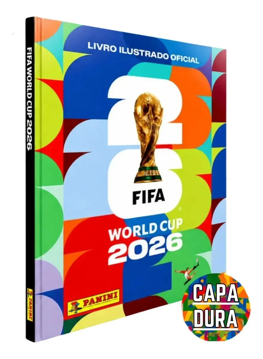 Panini FIFA World Cup 2026 Hardcover Album Brazilian Edition Official WC