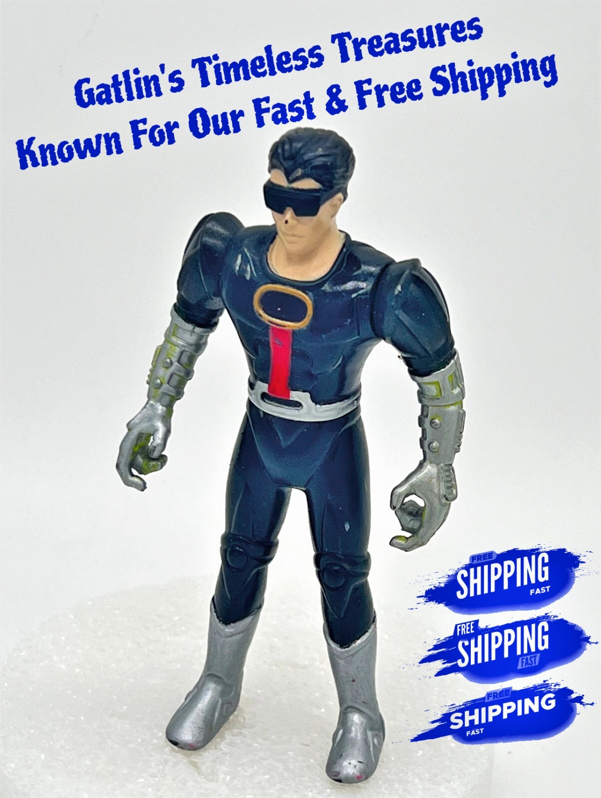 Star Warrior Space Force Cyber Guard 4.5&Prime; Action Figure Chap Mei Toy Vintage