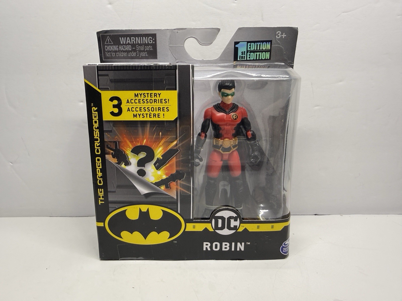 #11669 NIB Spin Master Toys DC Batman 4&Prime; Robin Action Figure 1st Edition