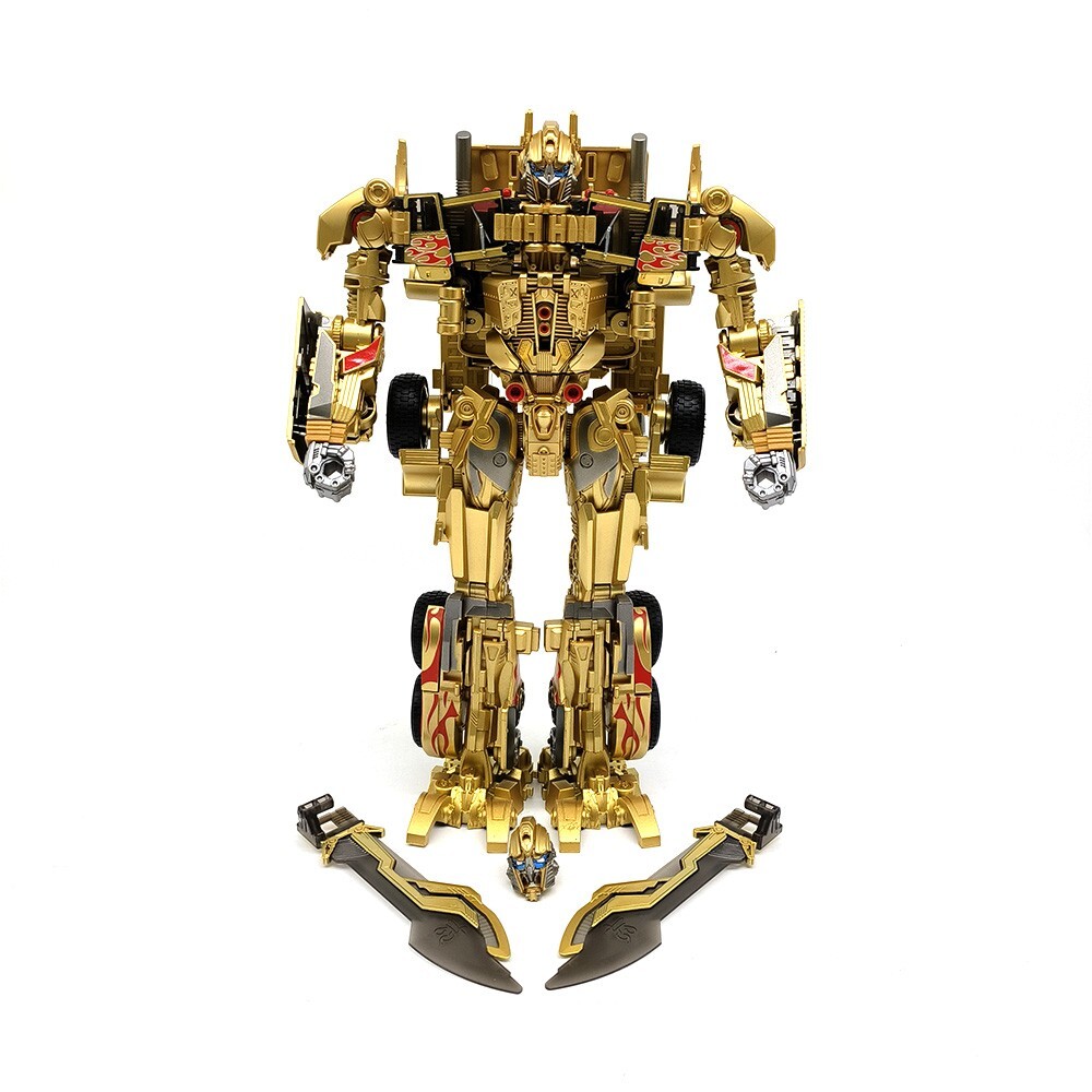 SS05 Transform Toy Commander Autobot Leader Action Figure Gold Deformabl Robot