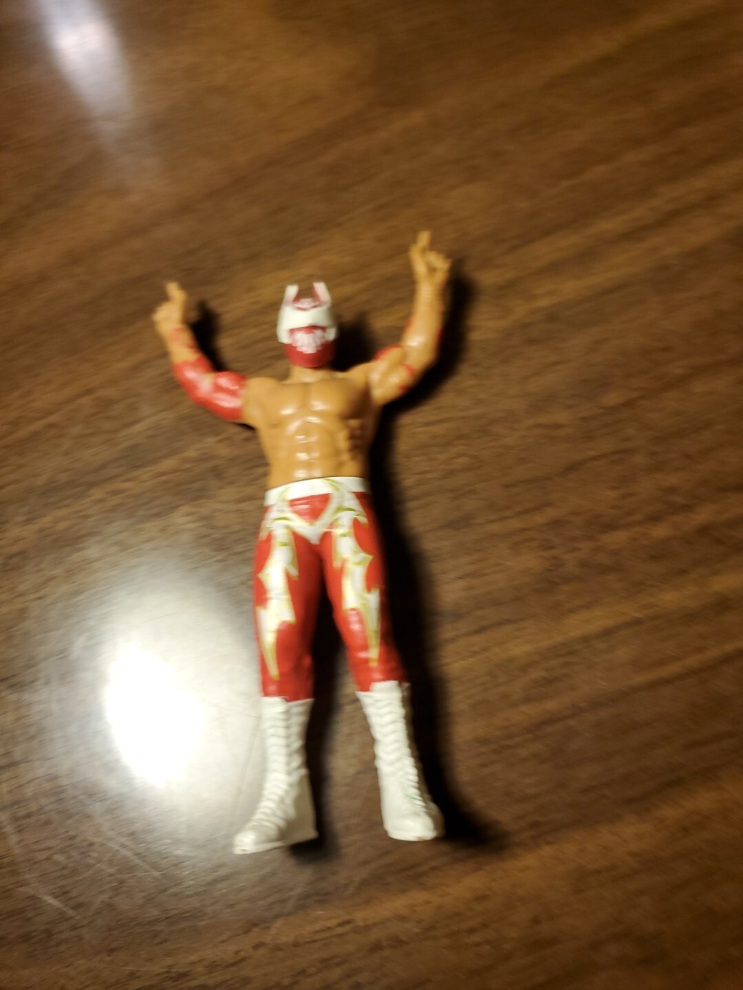 2013 WWE WWF Mattel Sin Cara Mini Wrestling Figure Red Lucha Libre (I312)