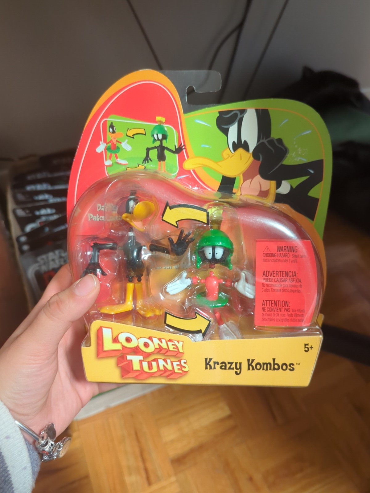 Looney Tunes Krazy Kombos Action Figures Sealed Daffy And Martian Warner Bros