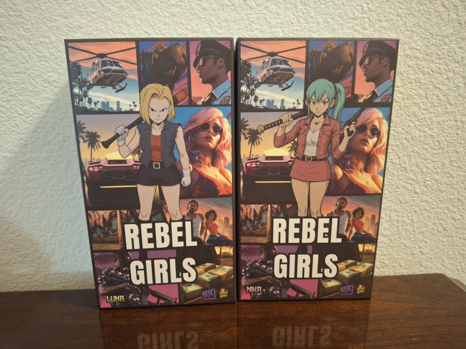 HIT TOYS 1/12 Rebel Girls ANDROID 18 RG001 Luna & BULMA RG002 Nika 2-Figure Set
