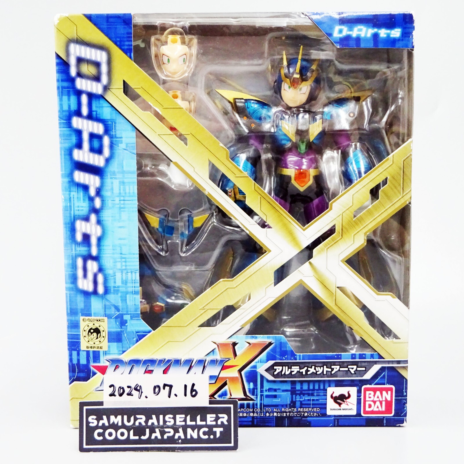 D-Arts Rock Man Megaman X Ultimate Armor Action Figure Tamashii Nations Bandai