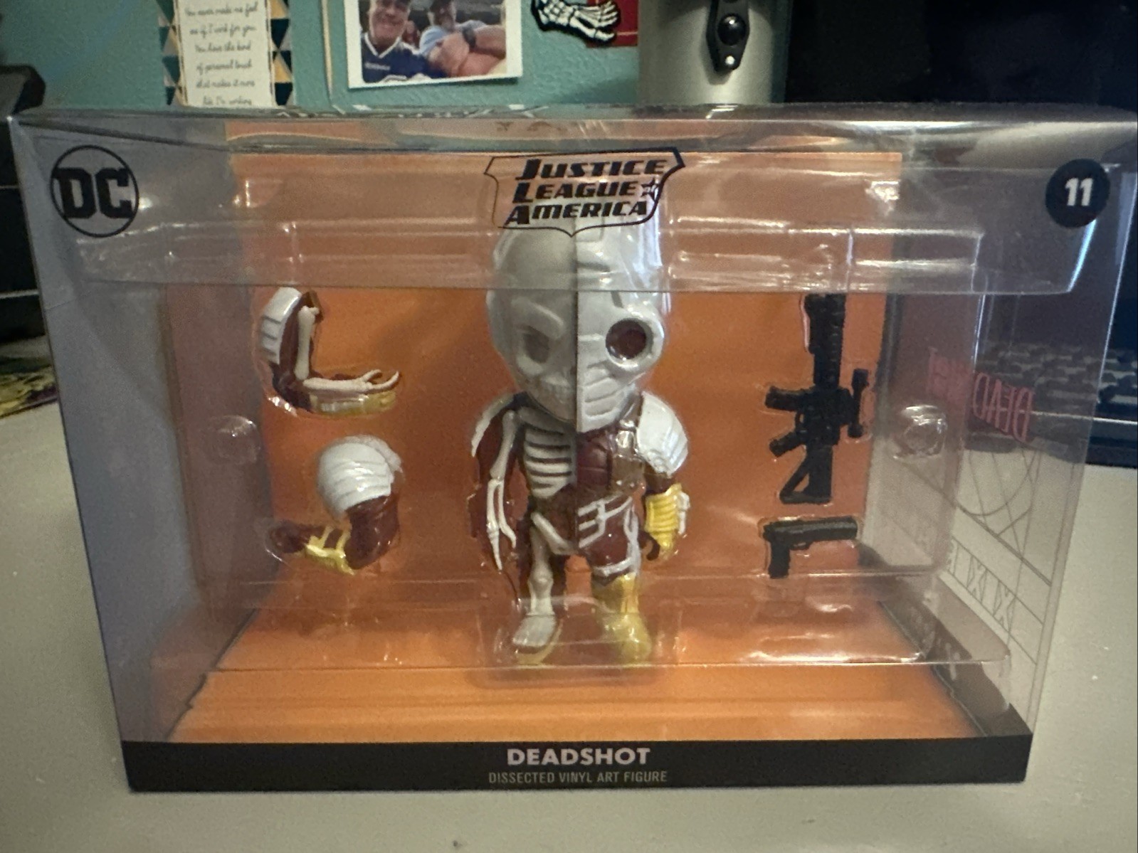 Justice League of America XXRAY Deluxe Deadshot Dissected Vinyl Art Figure New