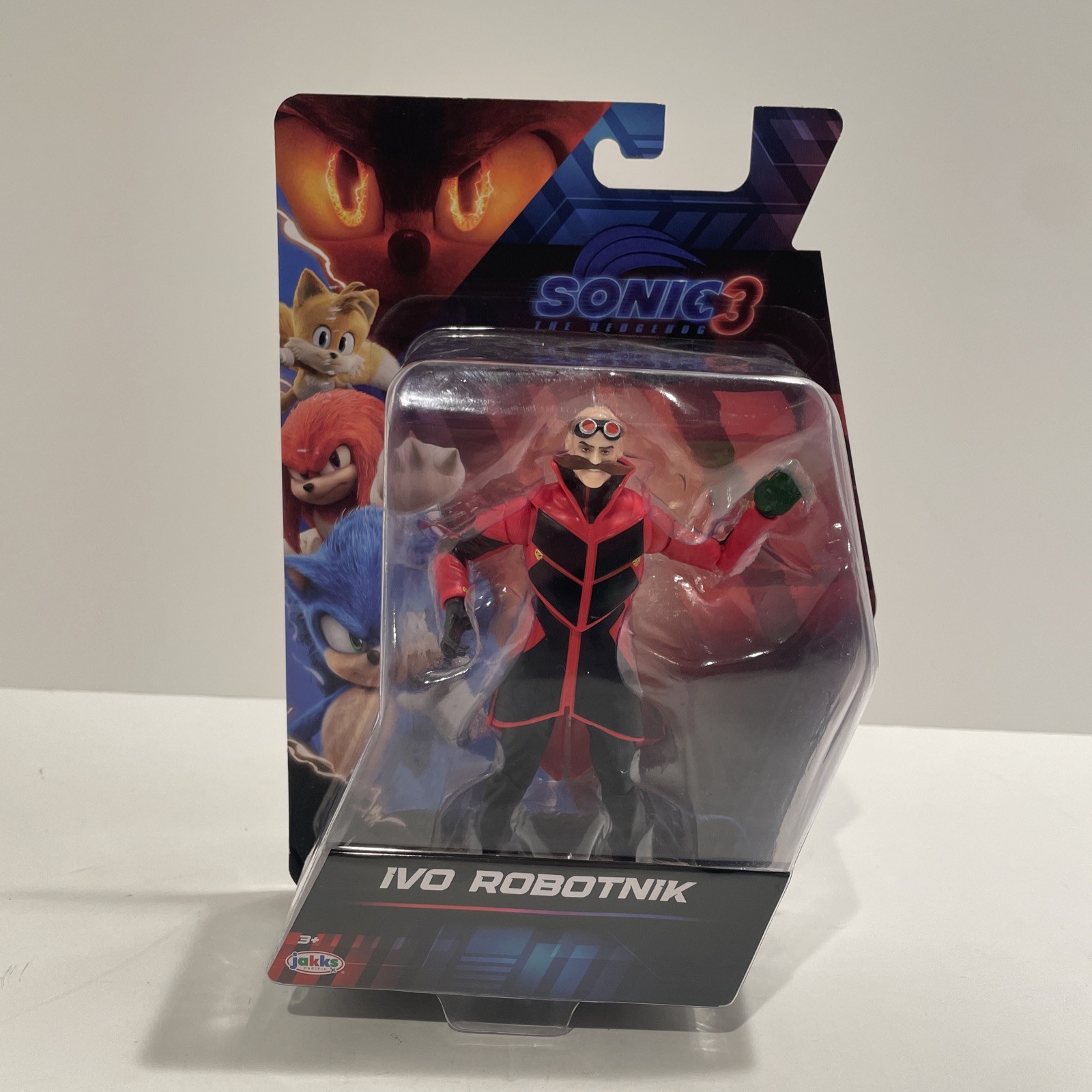 Ivo Robotnik Dr. Eggman Sonic the Hedgehog 3 – 5&Prime; Action Figure Jakks NEW