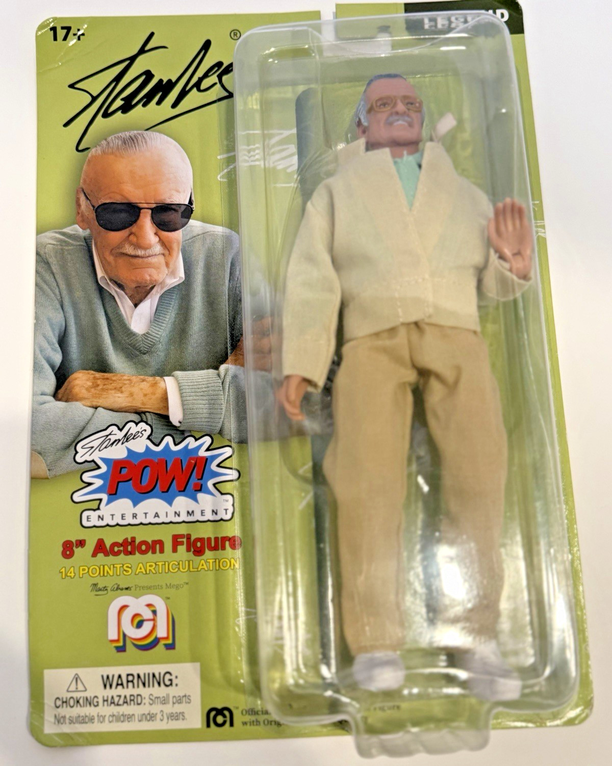 Stan Lee’s POW! Entertainment Legends Mego Stan Lee 8&Prime; Action Figure