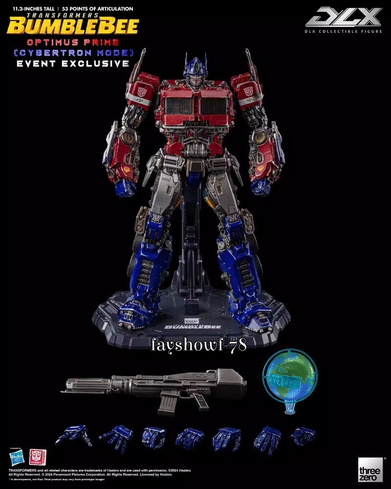 Threezero Bumblebee Movie DLX OP Action Figure 12&Prime; Collection LED Model Toy Gift