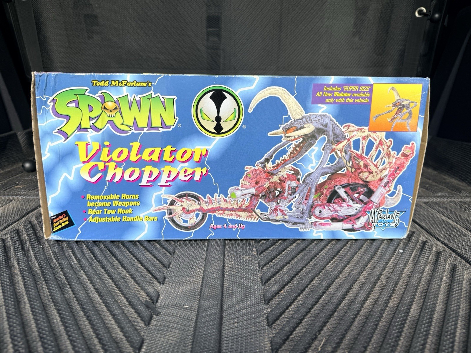 Todd McFarlane’s Spawn Violator Chopper Vehicle w/ Super Size Violator FigureNIB