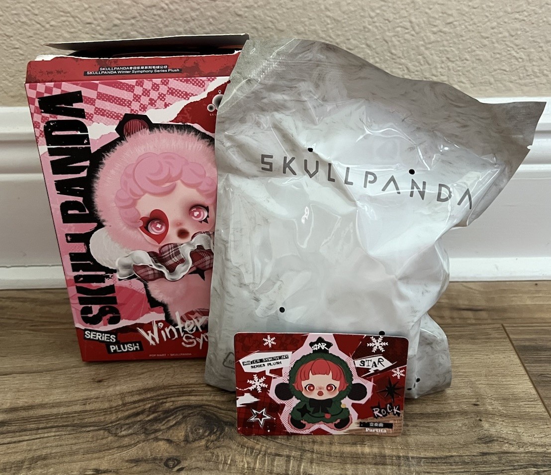 100% Authentic Skullpanda Pop Mart Winter Symphony Series Partita Tree TikTok