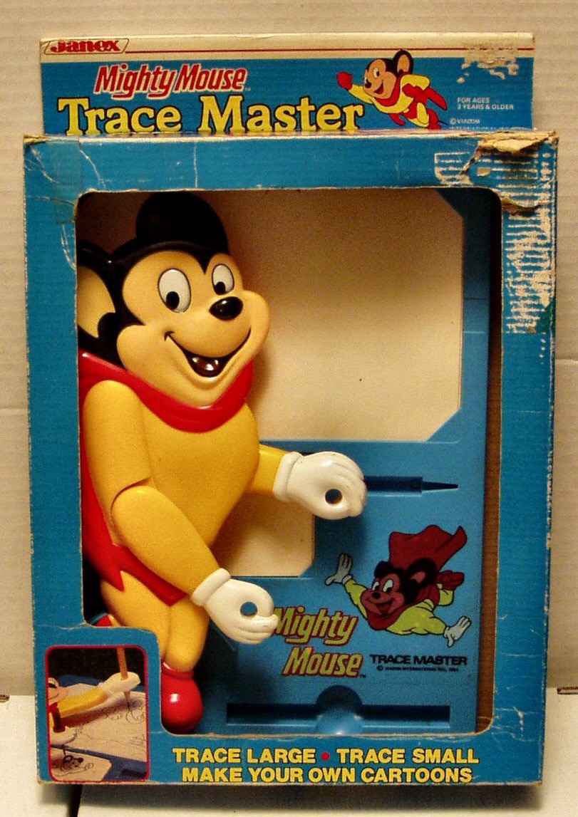 1981 Janex -Mighty Mouse Trace Master (no pencils) VGIB