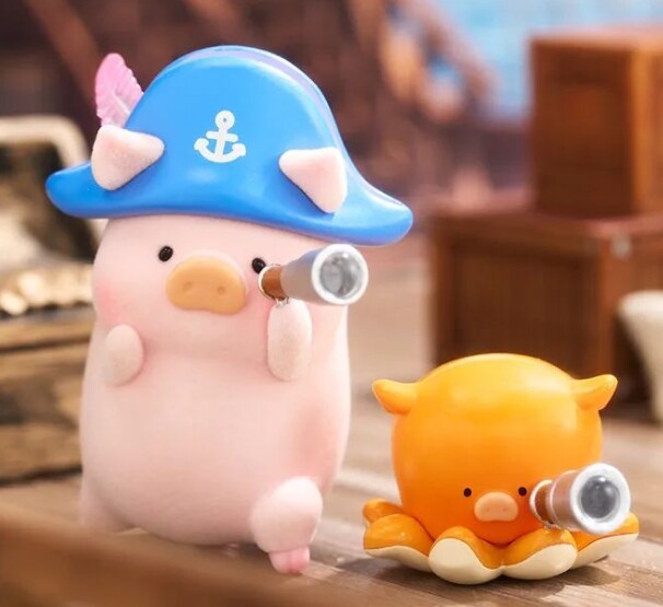 Toyzero+ LuLu the Piggy Deamy Blue Ocean Series Blind Box Confirmed Figure