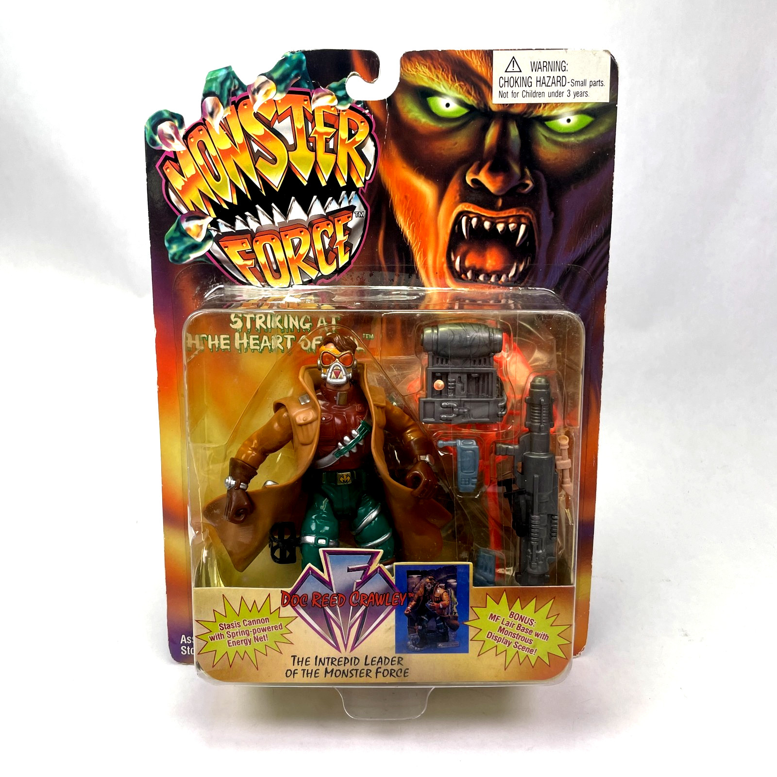 Doc Reed Crawley The Intrepid Leader Of The Monster Force 1994 Playmates New NIB