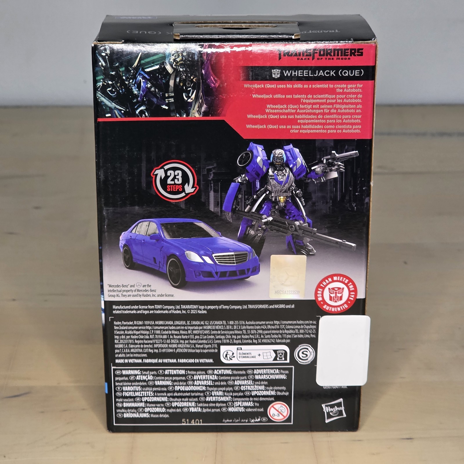 Transformers Wheeljack Que Studio Series Dark Of The Moon Action Figure NIB