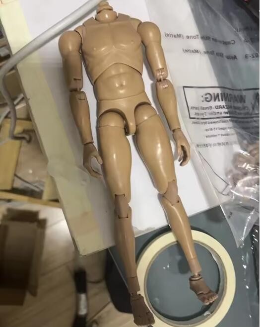 MX02-B 1/6 Europe Skin Male Super Flexible Joint Body 12 » Action Figure Doll