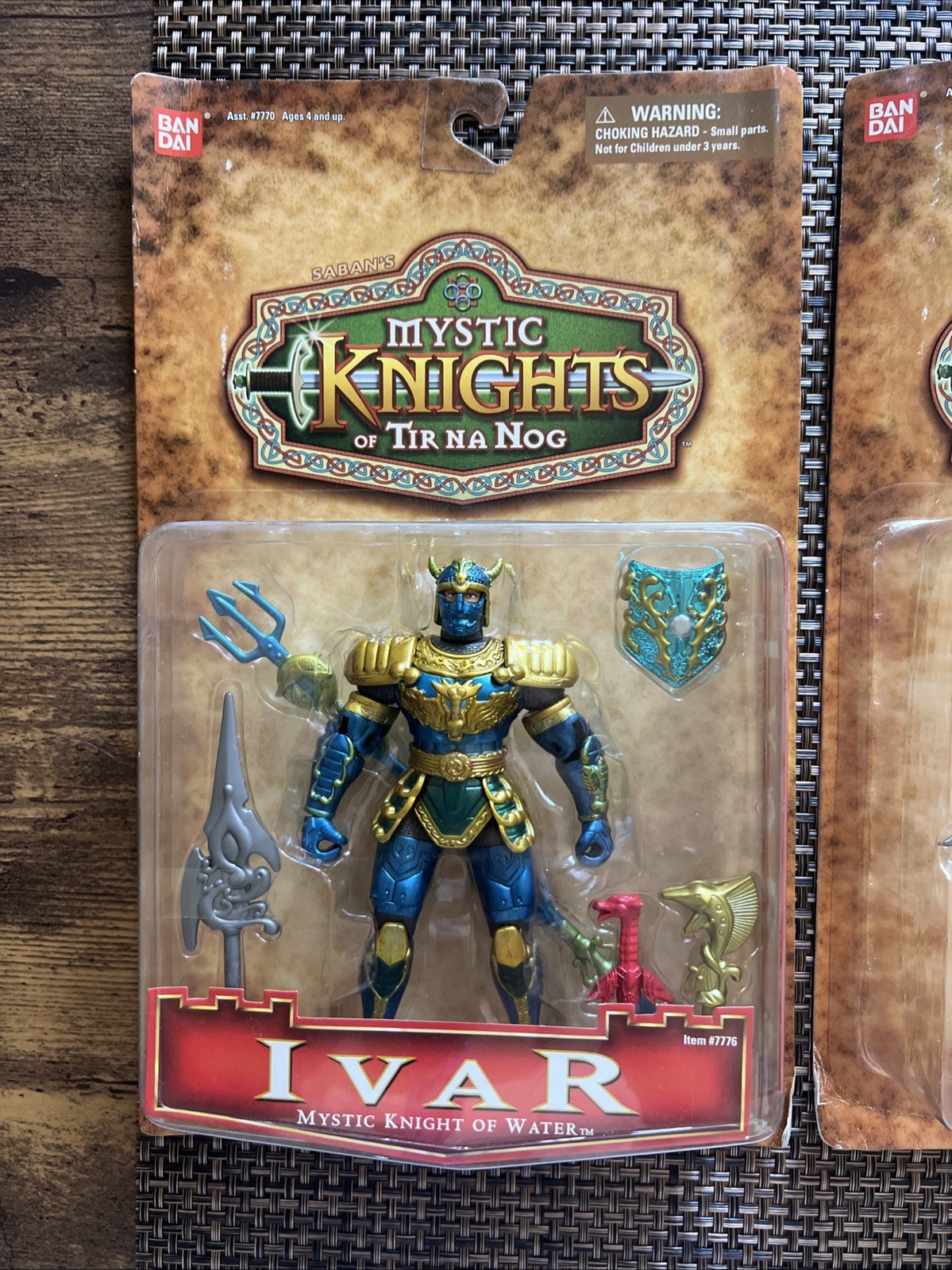 Bandai Mystic Knights of Tir Na Nog Ivar & Deirdre Action Figure Armor Set