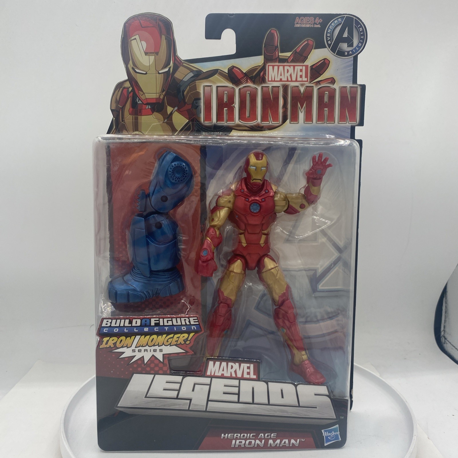 MARVEL LEGENDS HEROIC AGE IRON MAN IRON MONGER SERIES BAF BUILD A FIGURE