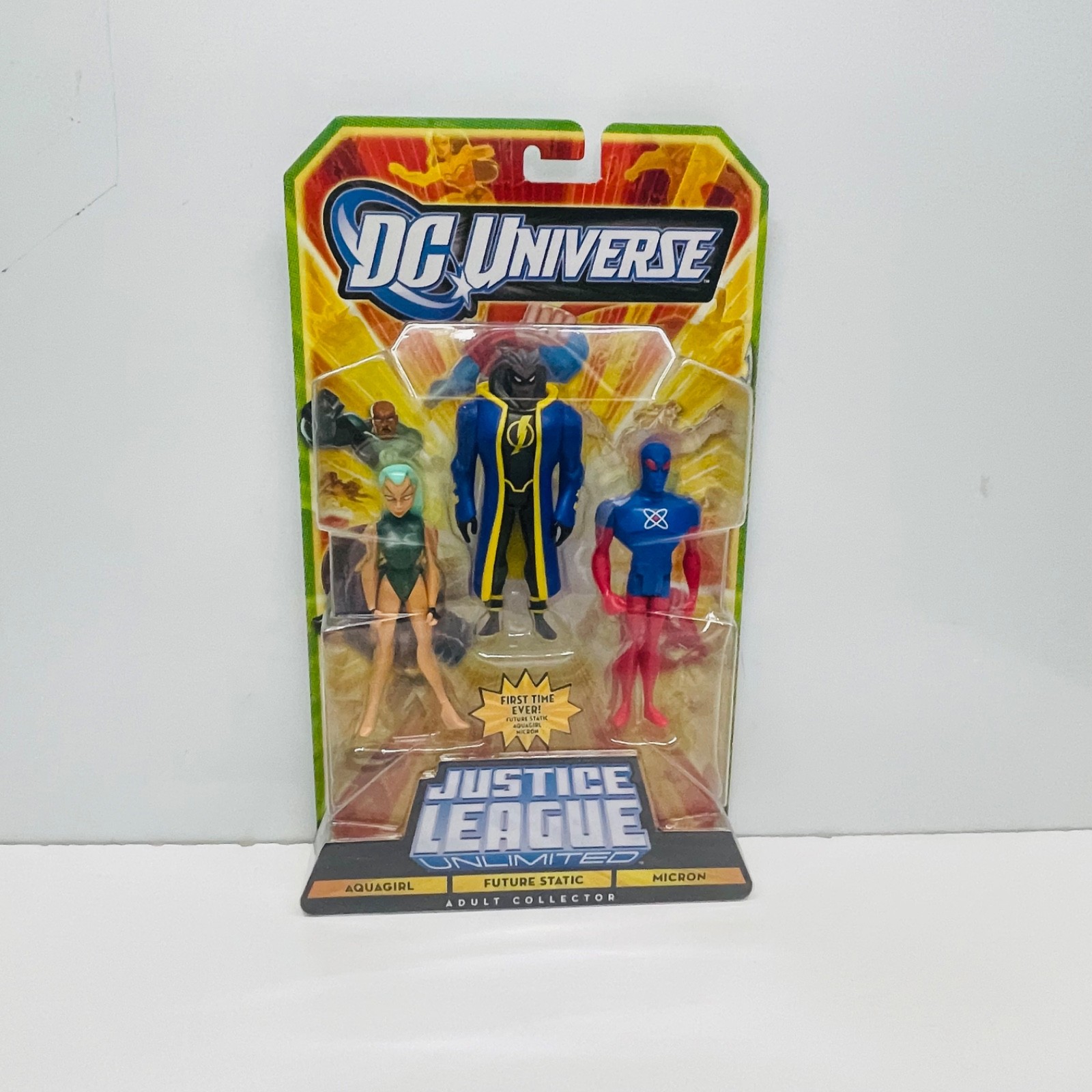 Aquagirl, Future Static, Micron League Unlimited 3 pk NIP Rare Mattel DCU