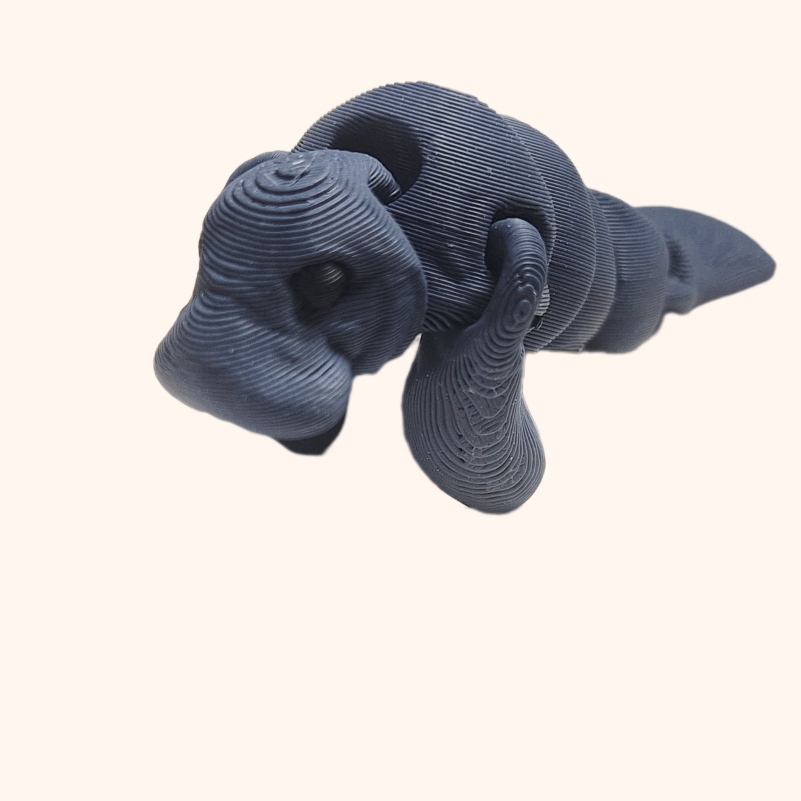 FlexiMech Micro Manatee 3d Printed 1.5&Prime; Flexible Articulated Fidget Toy