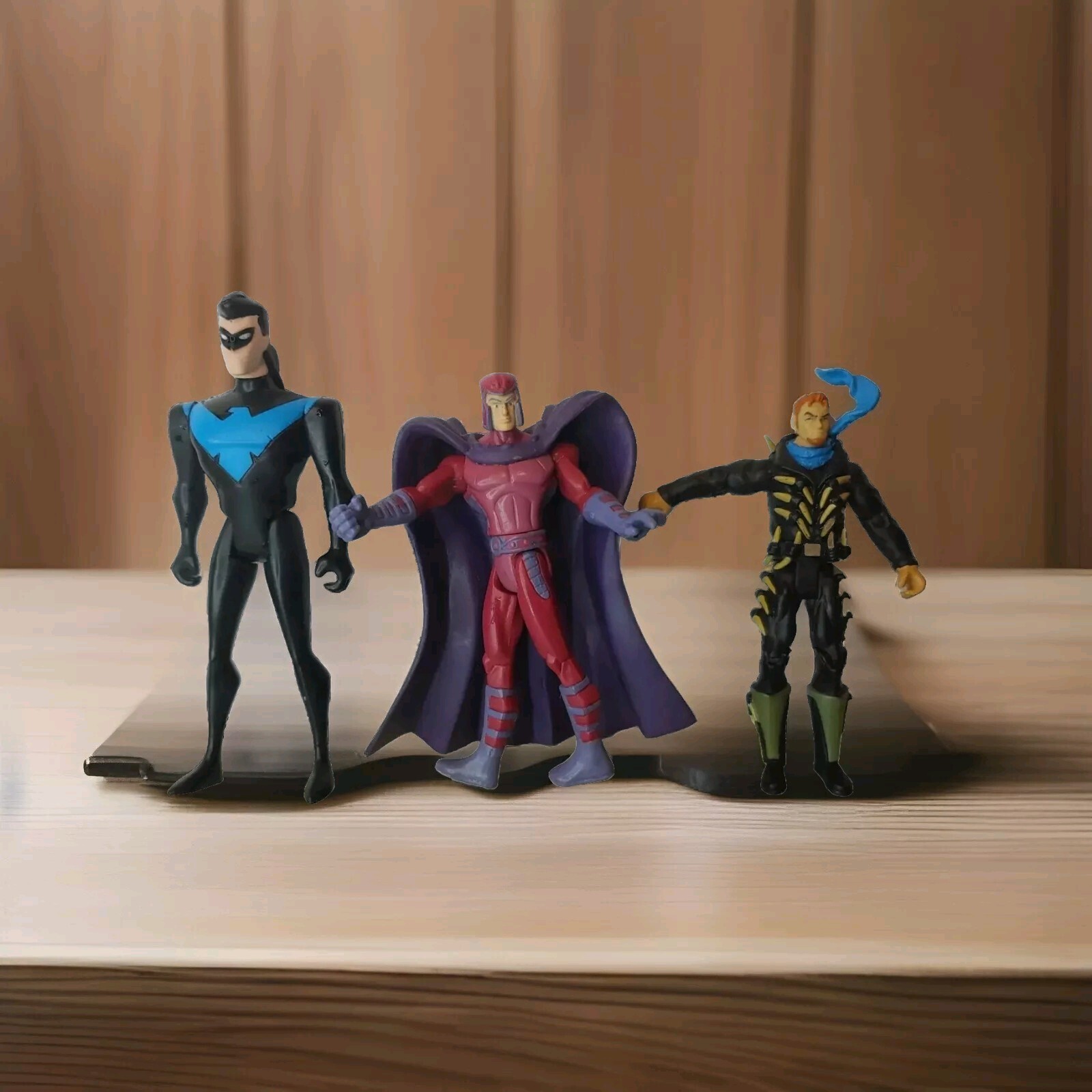 Super Hero Figure Lot – Xmen Magneto DC Batman Captain Boomerang Dick Gray
