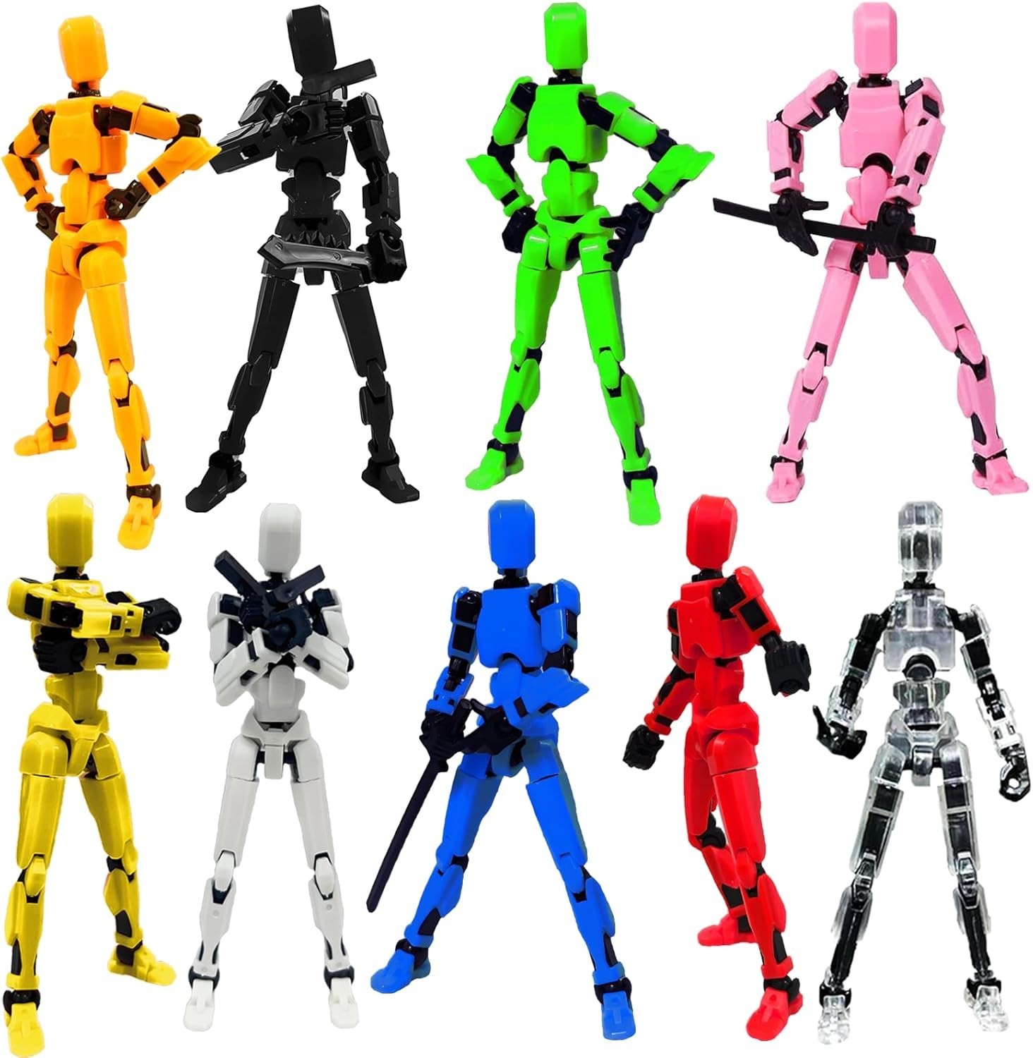 Titan 13 Multi-Jointed Action Figures – Perfect Desktop Decorations for All Ages