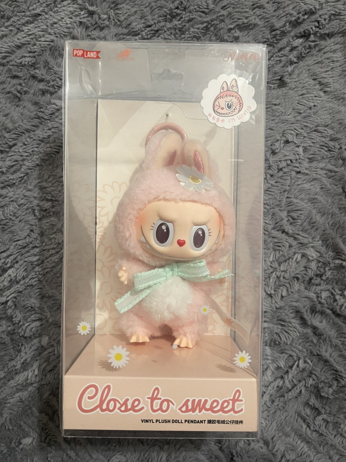 Pop Land Exclusive Mokoko Close to Sweet Pendant Keychain Plush Labubu