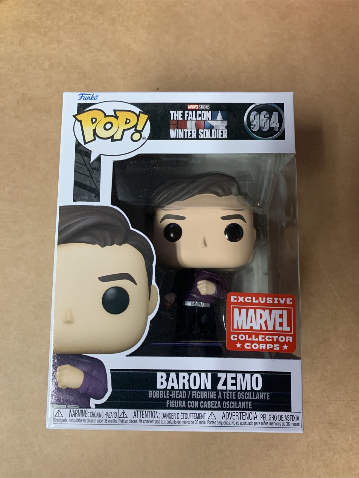 Funko POP! Marvel The Falcon & Winter Soldier Baron Zemo #964 Vinyl Figure