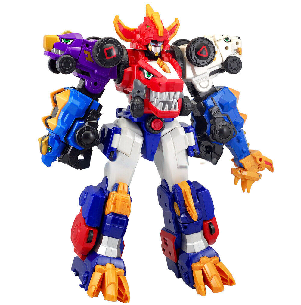 Dino Core Ultra D-Buster Tyranno Dinosaur Transform Robot Combiner 5 in 1 Figure