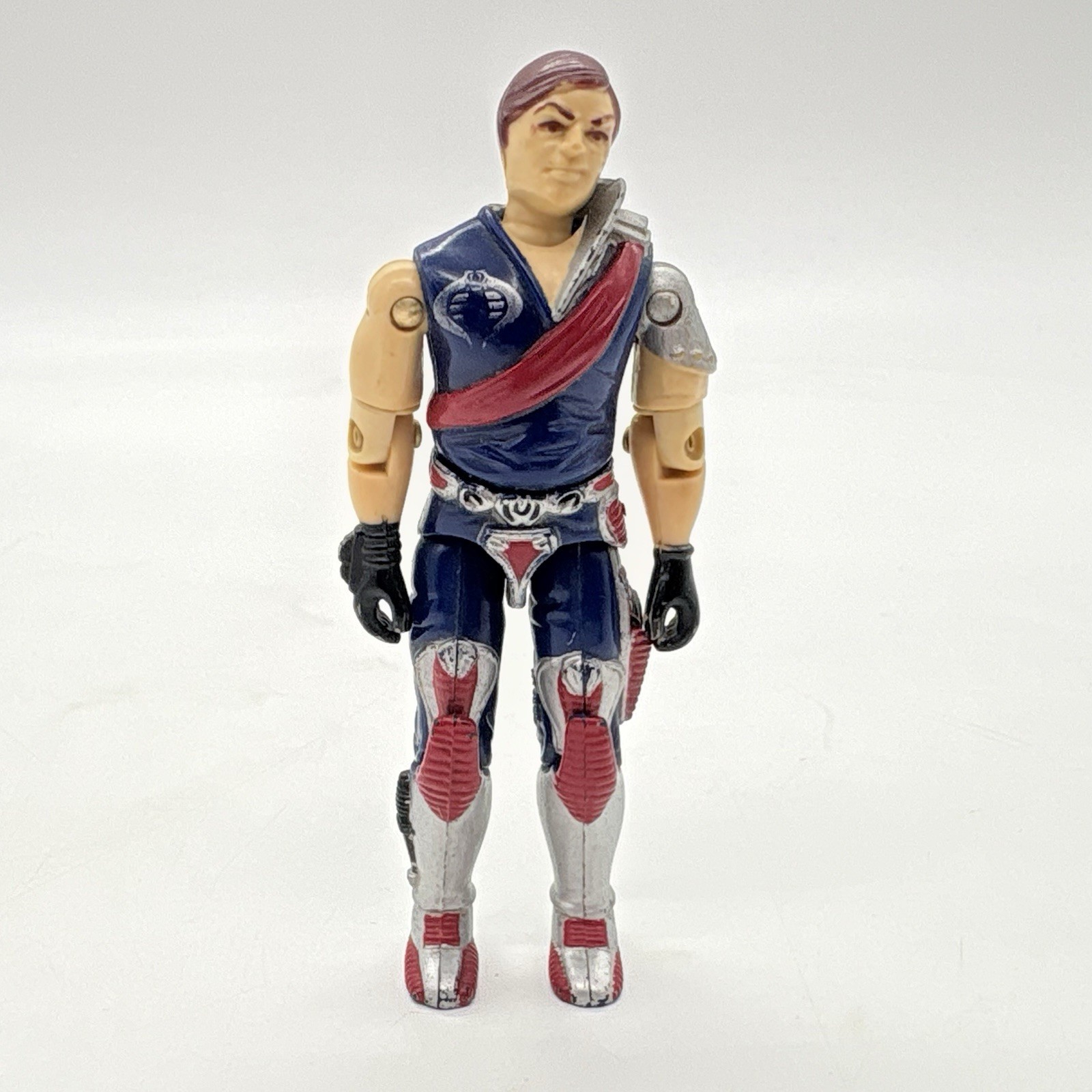 G.I. Joe Crimson Guard Twins Tomax Xamot 3.75&Prime; Action Figures Vtg 1985 GI Joe