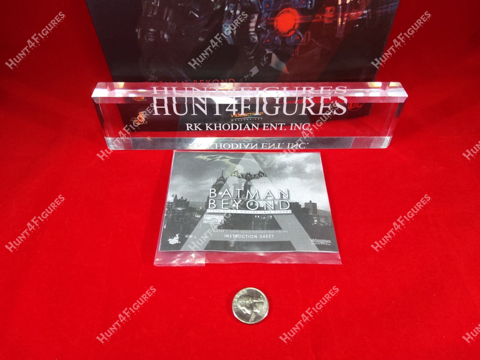 Hot Toys VGM39 Batman Beyond Arkham Knight 1/6 action figure&rsquo;s instruction sheet