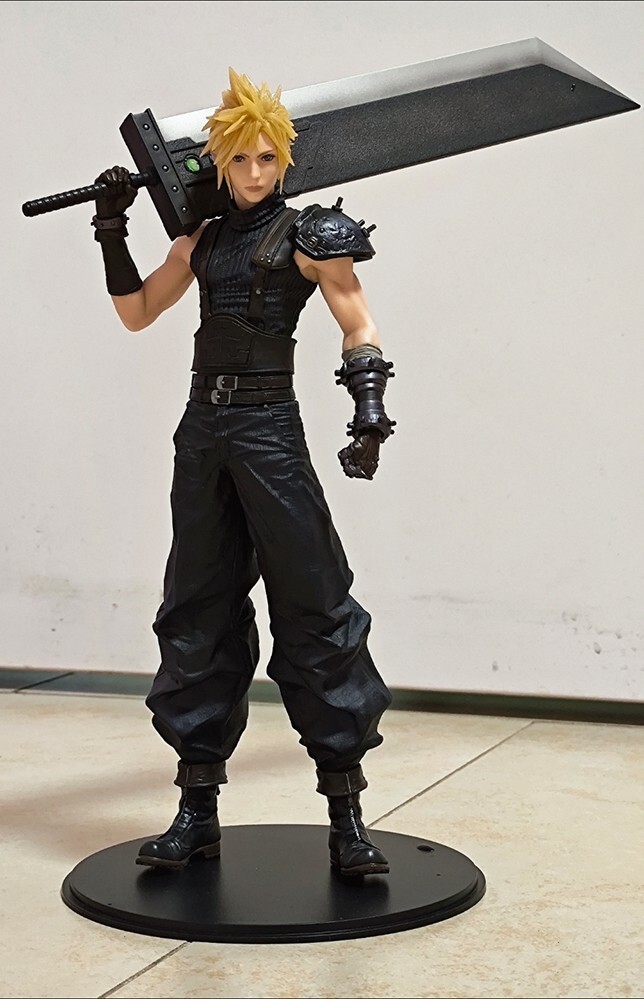 11&Prime; STATIC ARTS Final Fantasy VII Cloud Strife remake rebirth Figure (no box)