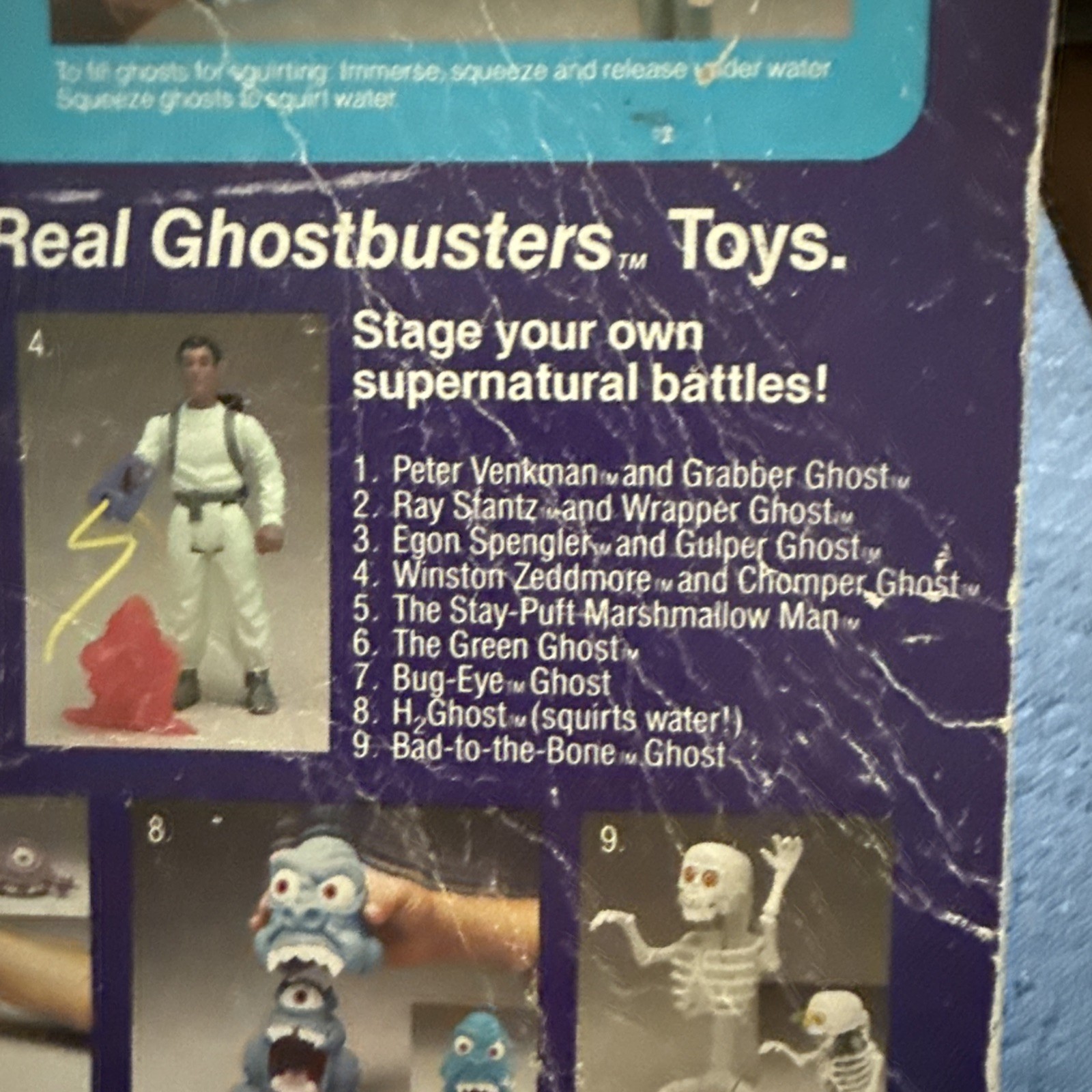 H2 Ghost The Real Ghostbusters 1986 Kenner Action Figure NEW SEALED