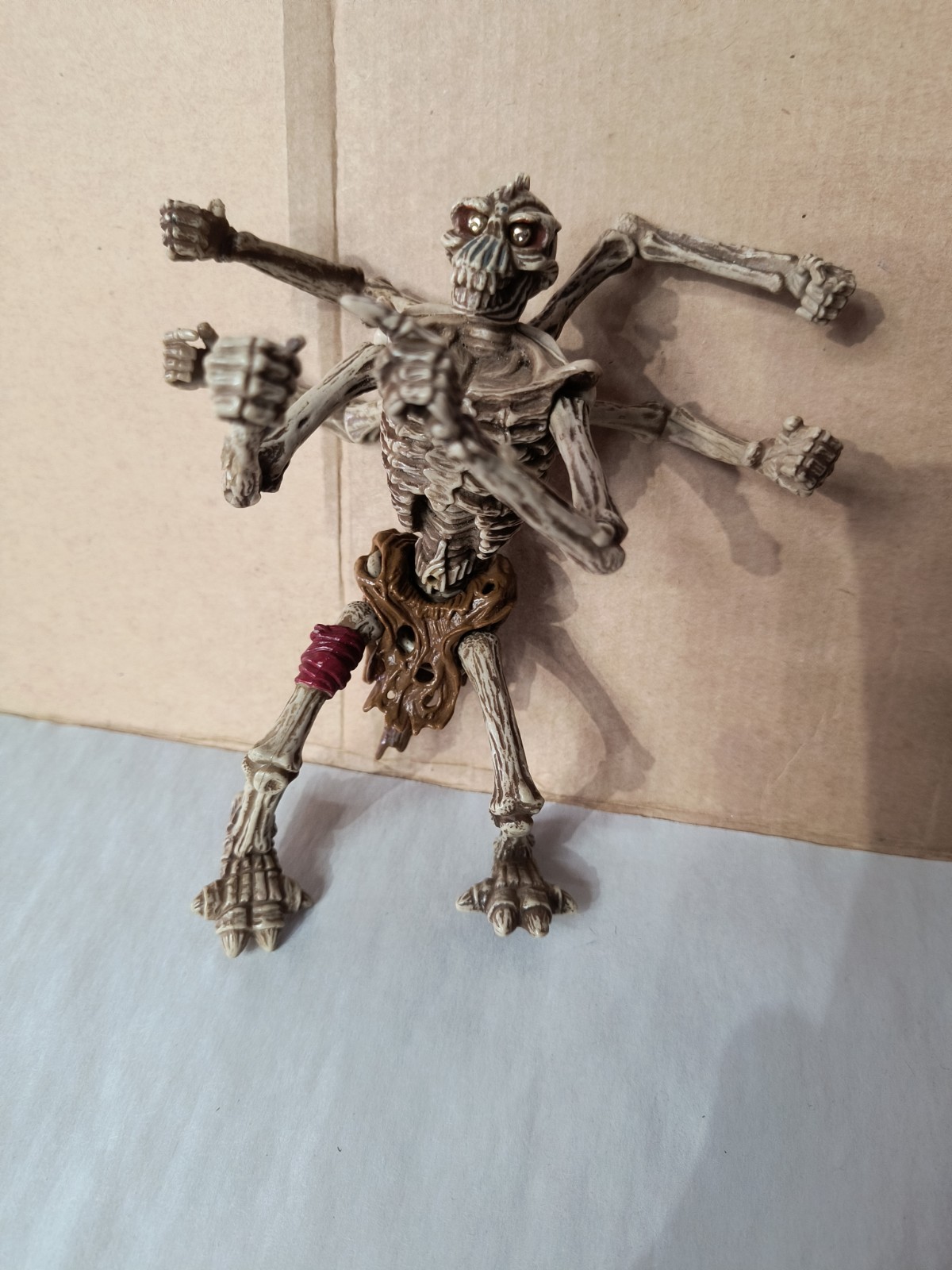 Vintage Aracula Skeleton Warriors 1994 Playmates Action Figure Toy All 6 Arms
