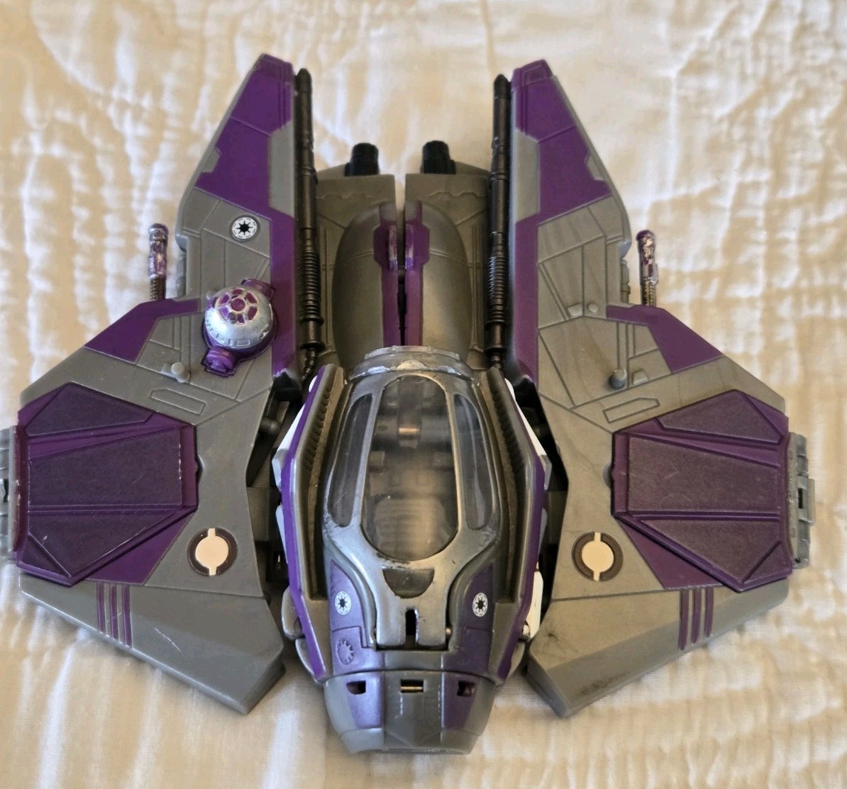 2005 Star Wars Mace Windu Transformer LFL Purple Gray