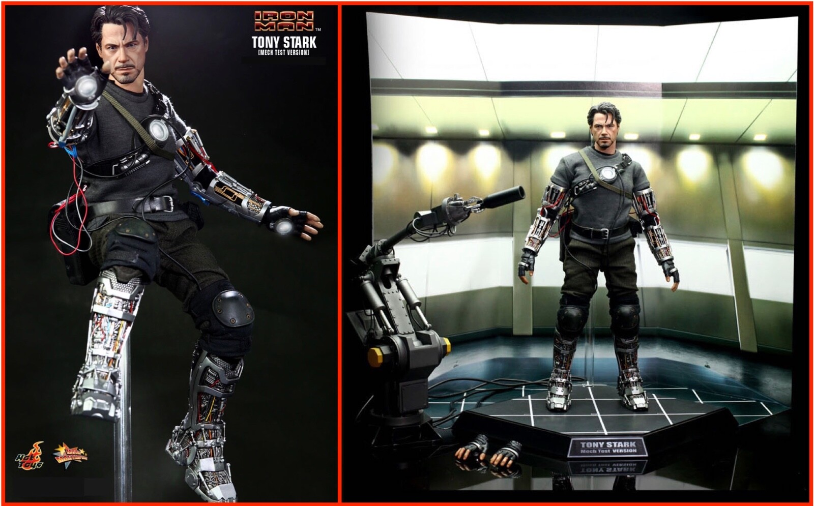 HOT TOYS IRON MAN MMS 116 : TONY STARK (MECH TEST VERSION) / Robert Downey Jr.